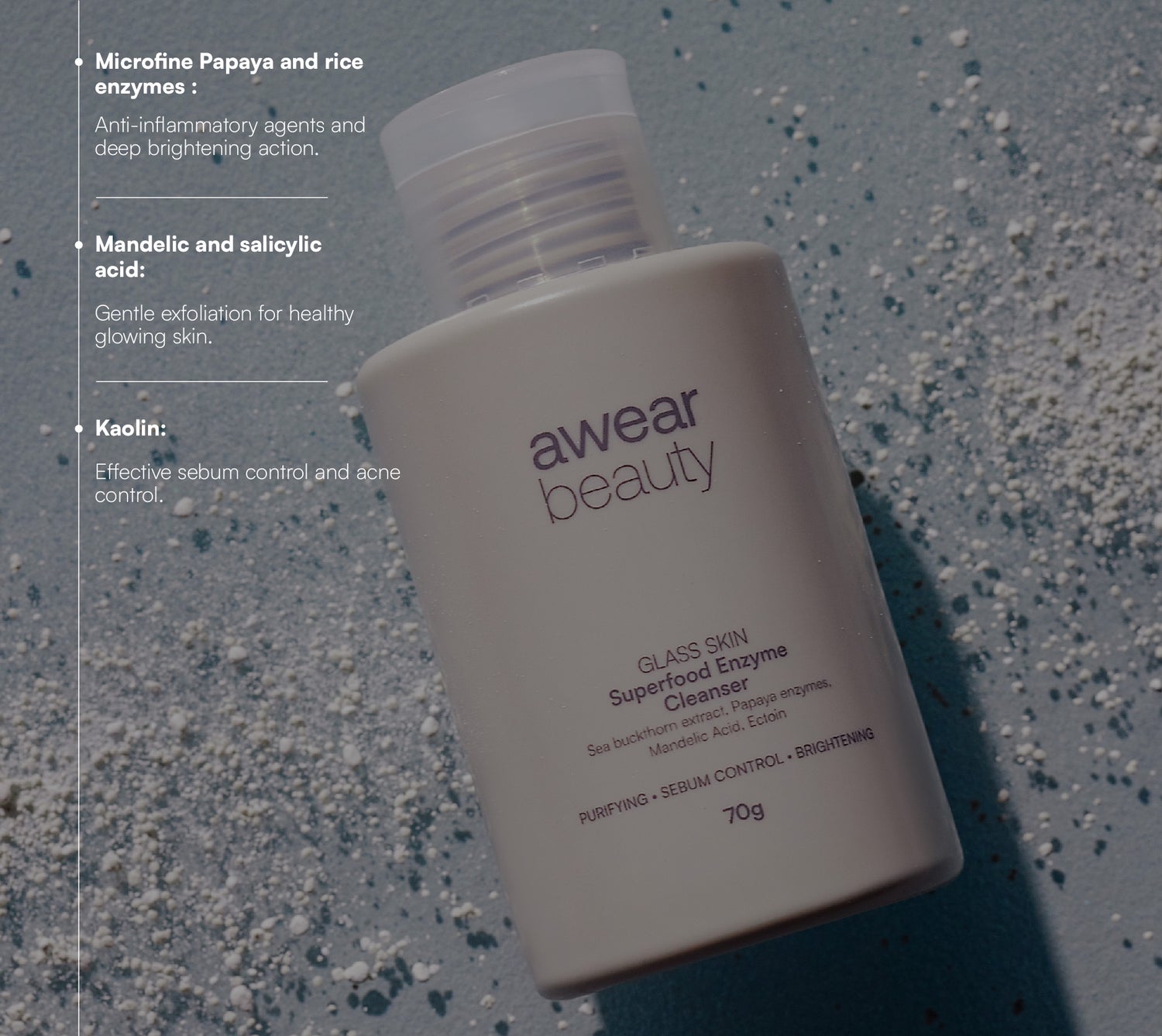 Superfood Enzyme Cleanser + Dual Spot Treatment Serum